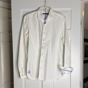 Hammer made Elegant White Men's Button-Down Shirt. Xl.